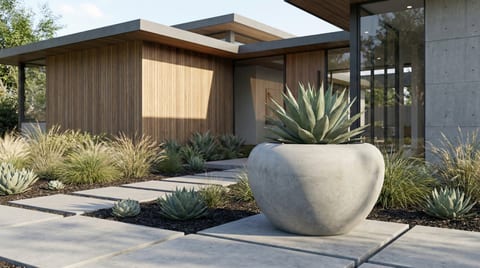 Vasela — concrete planter